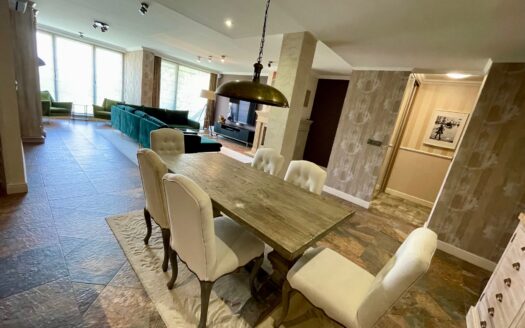 Fully furnished 3-bedroom apartment with a garage for rent in Bratislava-Koliba